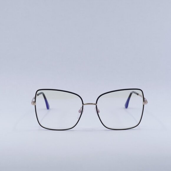 🕶️ New Tom Ford FT5613-B 002 Eyeglasses - Rose Gold/Matte Black Frame - Picture 2 of 10